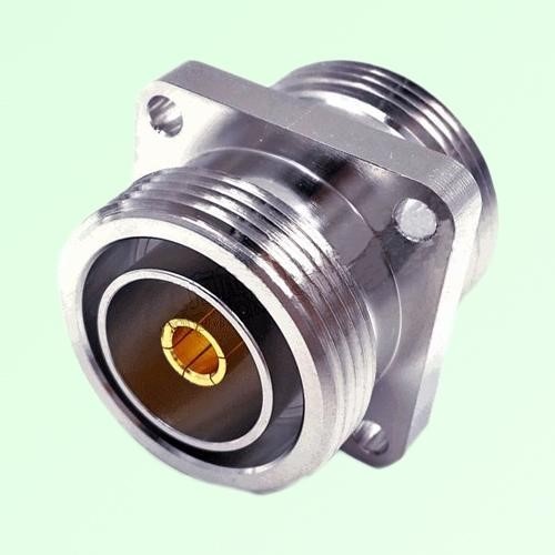 ADAPTER - DIN Female to DIN Female 4 Hole Flange - VSW-AD-531272-4H-S